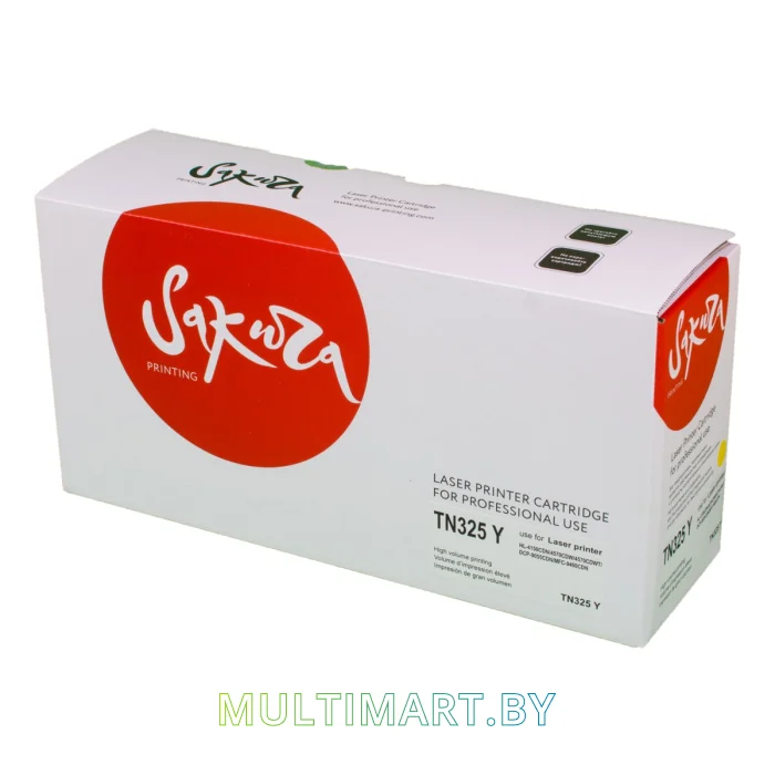 Картридж Sakura Printing SATN325Y (аналог Brother TN-325Y)